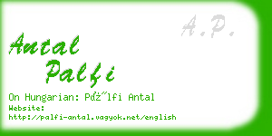 antal palfi business card